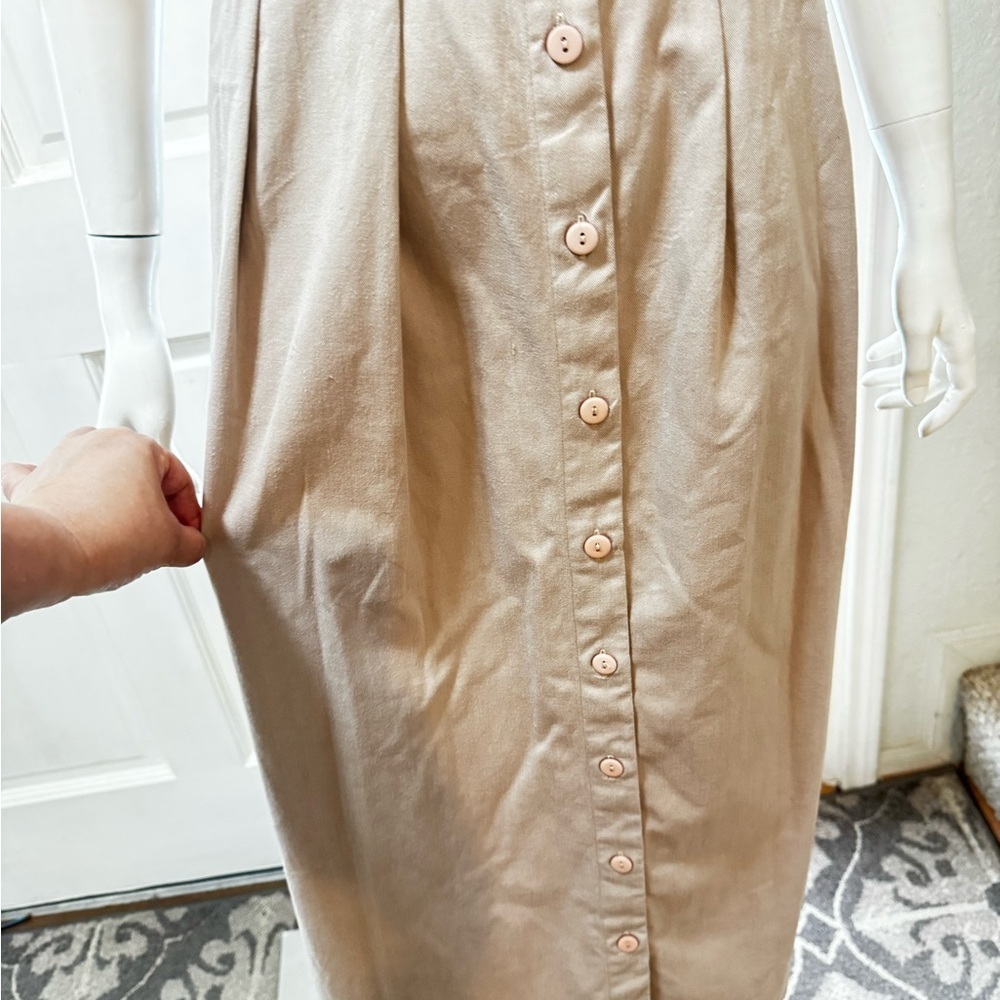 Country wear Vintage 90s 100% Cotton Sz 18 Teacher  Cottagecore MomCore L#37 - Picture 7 of 12